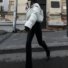 Elowen – Luxe Cropped Puffer Jacket