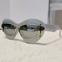 Double Frame Cat Eye Sunglasses