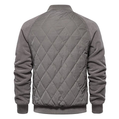 Tharvion – Quilted Panel Zip-Up Men’s Jacket