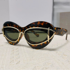 Double Frame Cat Eye Sunglasses