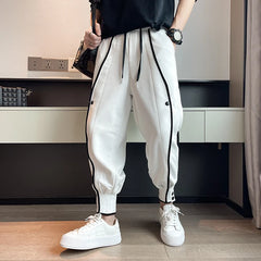 Lorenzo - Men's Casual Sweatpants With Button Ankle Cuffs