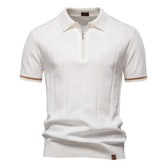 Kaelric – Zip Collar Knit Polo