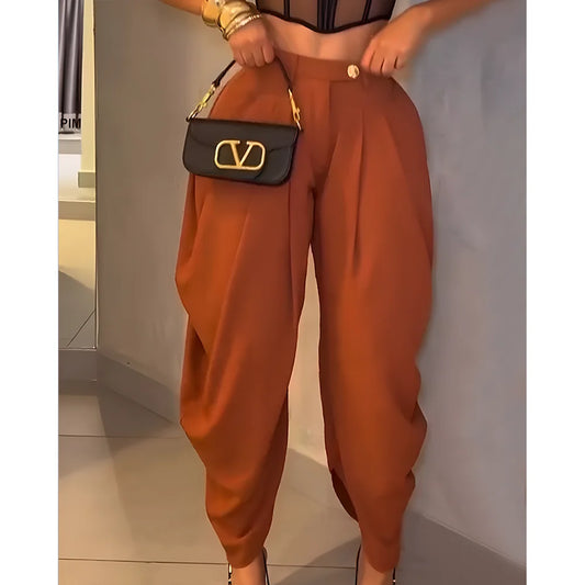 Posie - High-Waist Wide Leg Pants