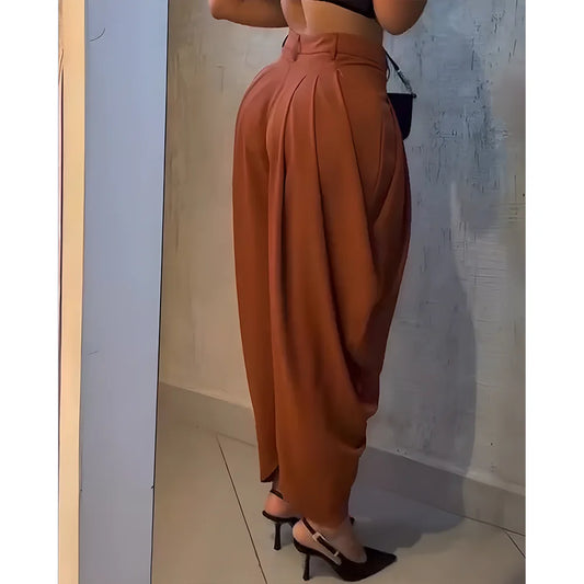 Posie - High-Waist Wide Leg Pants