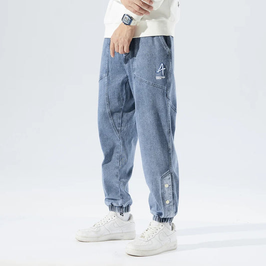 Amias - Urban Relaxed Fit Denim Joggers