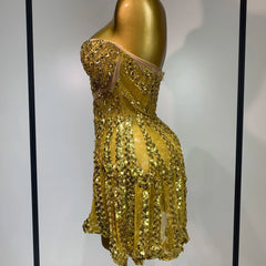 Aurevielle – Embellished Strapless Mini Dress
