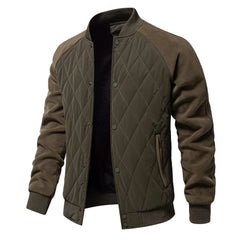 Tharvion – Quilted Panel Zip-Up Men’s Jacket