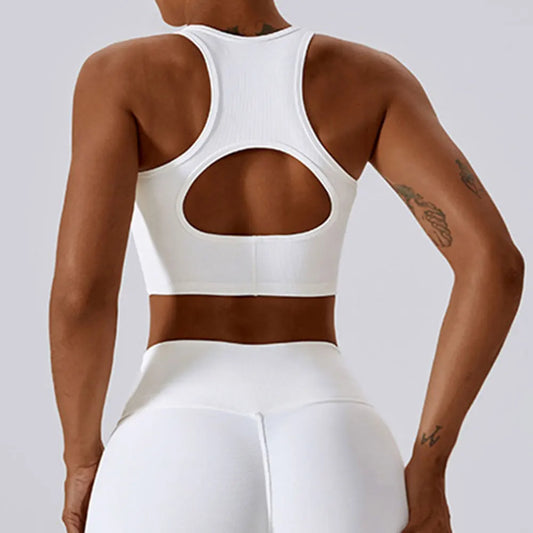 Seraphina - Racer Back Activewear Crop Top