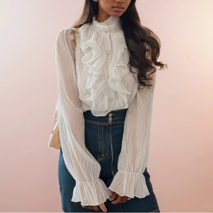 Amelise - Ruffle Blouse