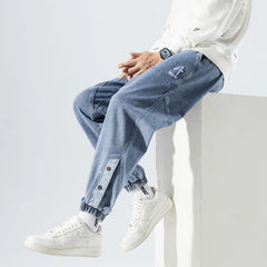 Amias - Urban Relaxed Fit Denim Joggers