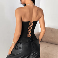Vaelisse – Lace Corset Bustier Top