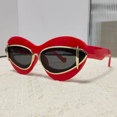 Double Frame Cat Eye Sunglasses