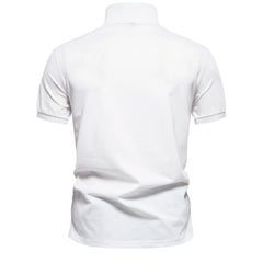 Zephron – Floral Panel Polo Shirt