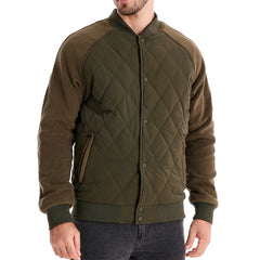 Tharvion – Quilted Panel Zip-Up Men’s Jacket