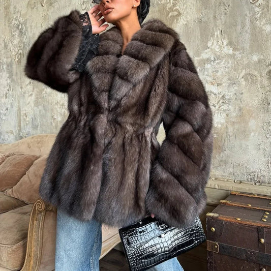Renata - Luxe Faux Fur Coat