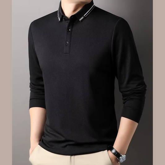 Santino - Men's Long Sleeve Polo Shirt