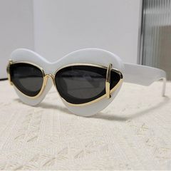 Double Frame Cat Eye Sunglasses