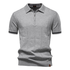 Kaelric – Zip Collar Knit Polo