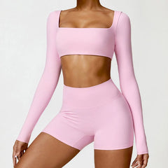 Ysoria – Sculpt Long Sleeve Active Crop Top