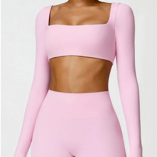 Ysoria – Sculpt Long Sleeve Active Crop Top