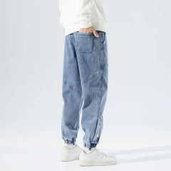 Amias - Urban Relaxed Fit Denim Joggers