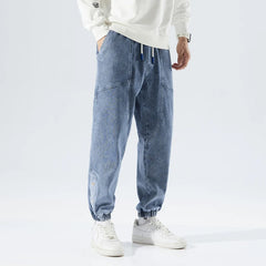 Amias - Urban Relaxed Fit Denim Joggers