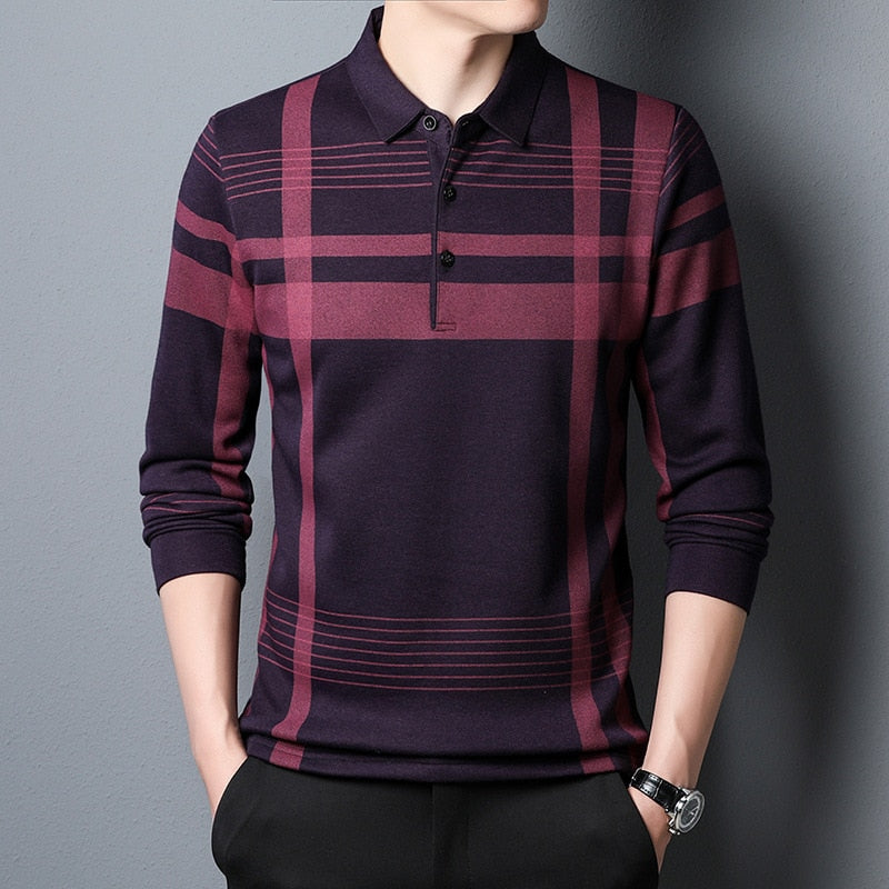 Daniel - Striped Short Sleeve Polo Shirt