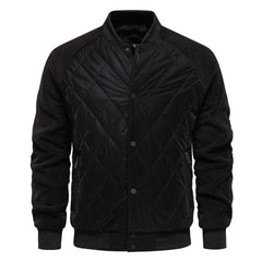 Tharvion – Quilted Panel Zip-Up Men’s Jacket