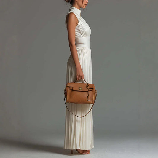 Sorevina – Pleated Wide Leg Jumpsuit