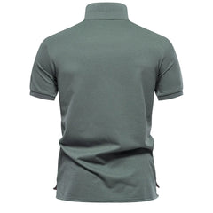 Zephron – Floral Panel Polo Shirt