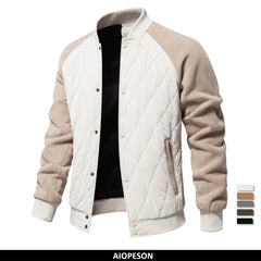 Tharvion – Quilted Panel Zip-Up Men’s Jacket