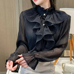 Amelise - Ruffle Blouse