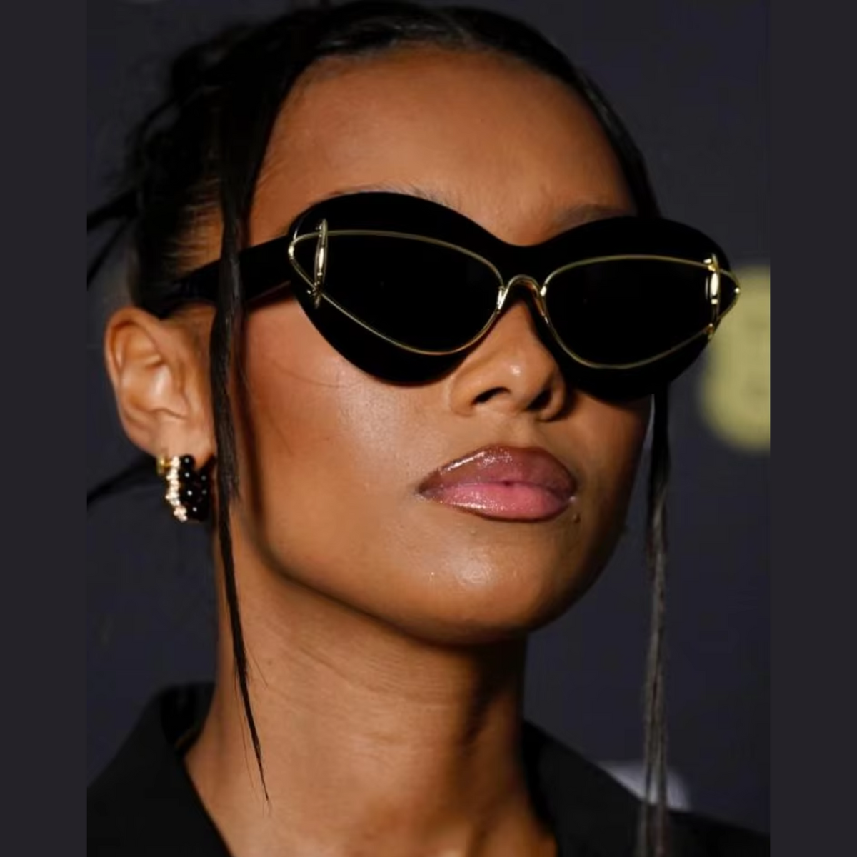 Double Frame Cat Eye Sunglasses