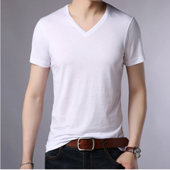 Noah - Short Sleeves V-Neck Tee Shirt