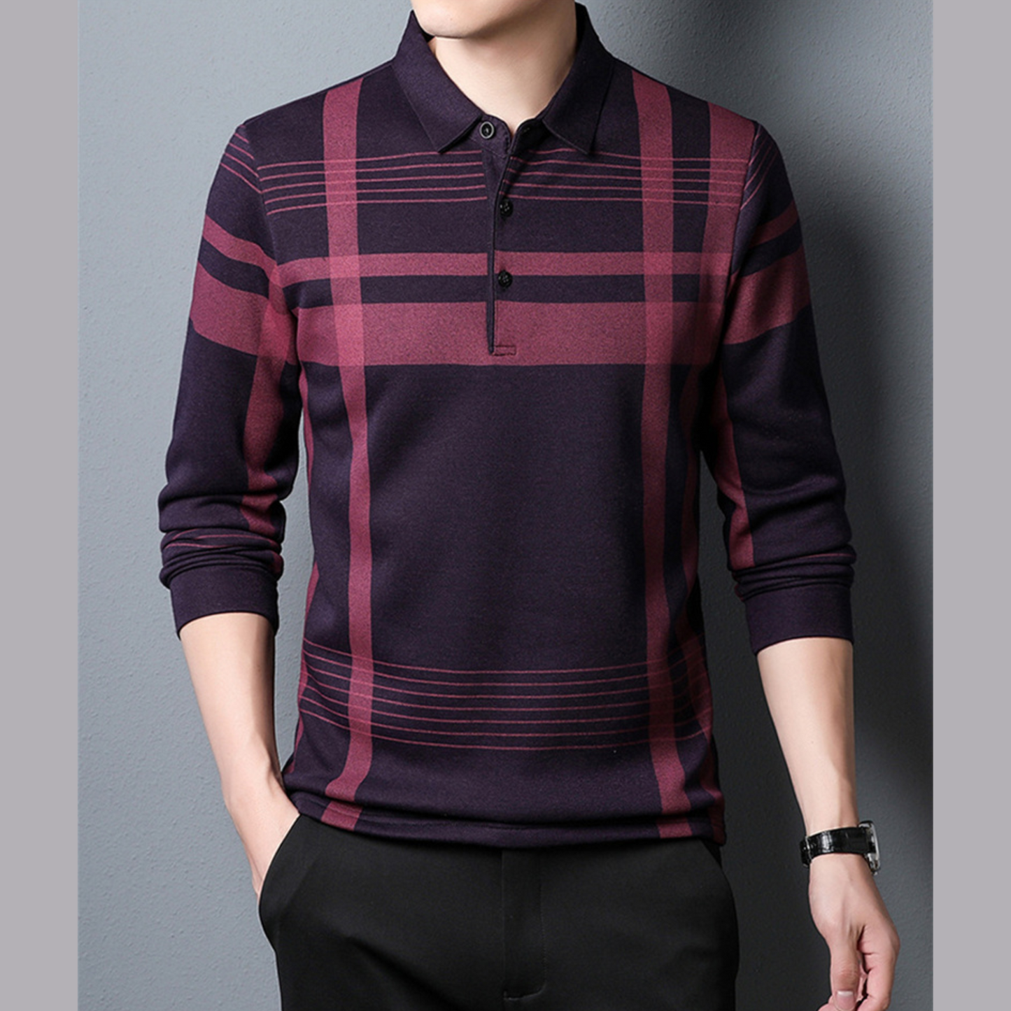 Daniel - Striped Short Sleeve Polo Shirt