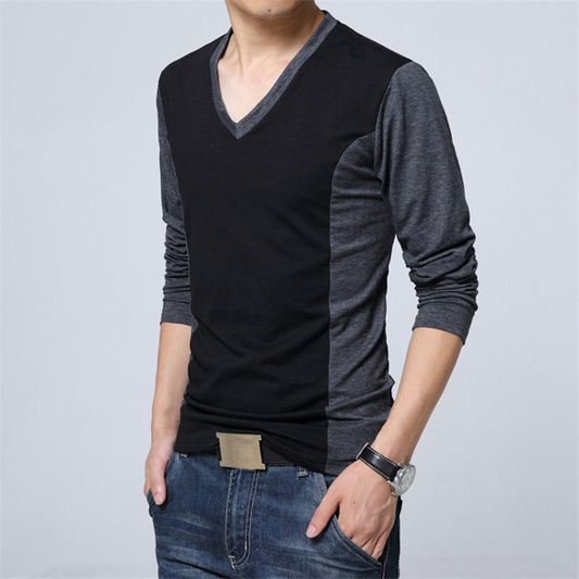 Mateo - Paneled Long Sleeved T-Shirt