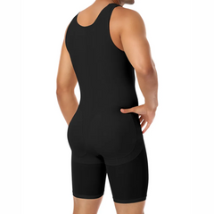 Men's Full Body Compression Shaper With Butt Pads