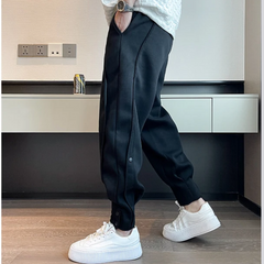 Lorenzo - Men's Casual Sweatpants With Button Ankle Cuffs