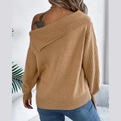 Maryn - Off Shoulder Long Sleeve Sweater