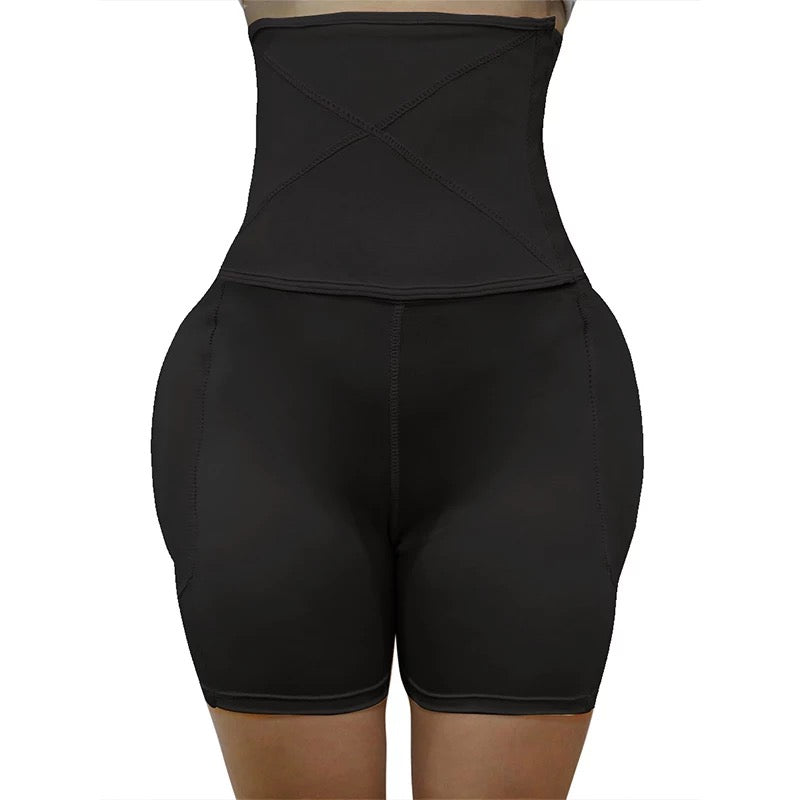 High Waist Control Shaper With Hip and Butt Pads - Model Mannequin