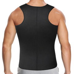 Men Neoprene Belted Zipper Body Shaper - Model Mannequin