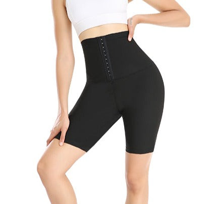 High Waist Hip-Lifting Sauna Biker Shorts - Model Mannequin