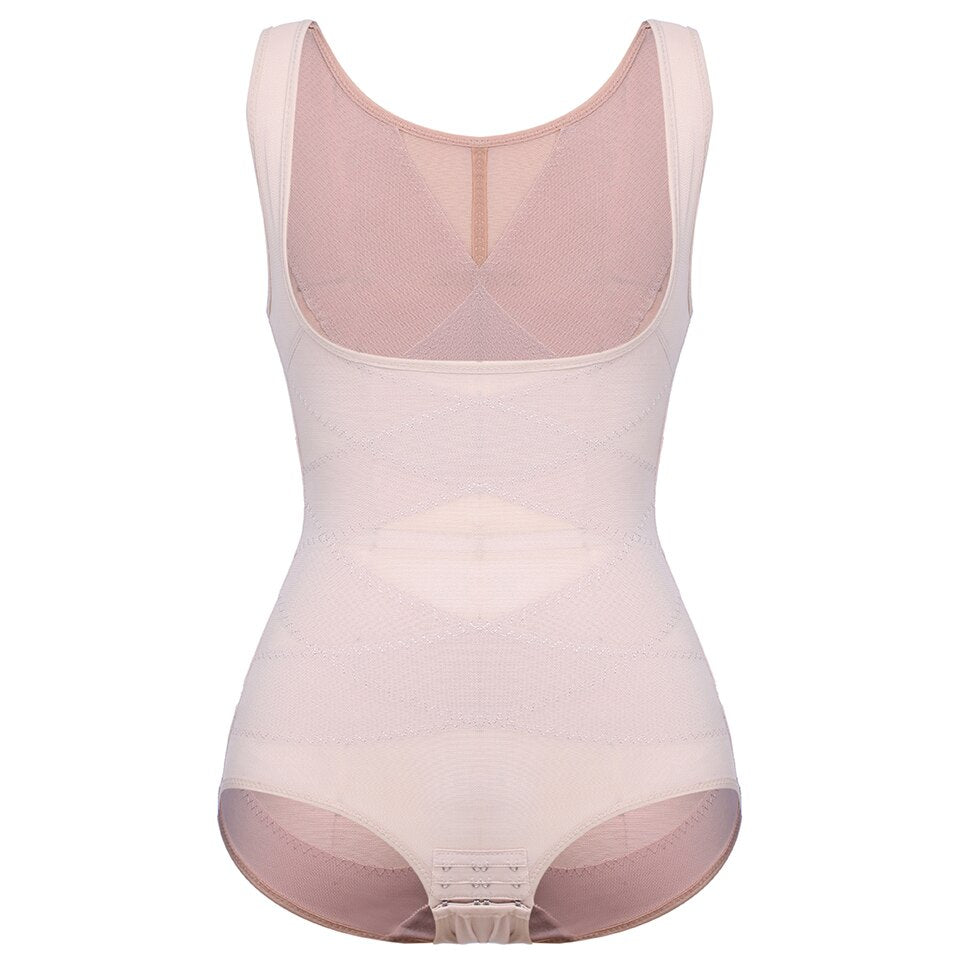 Under-Bust Cross Compression Bodysuit – Model Mannequin