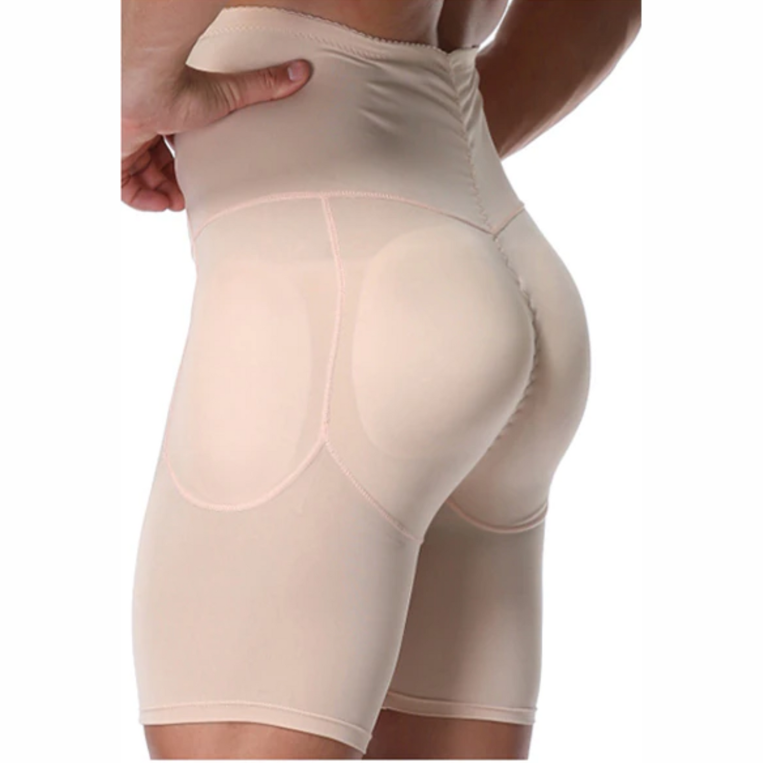 Men's Padded Hip & Butt Lift Boxer Shorts - Model Mannequin