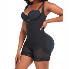 Zip Front Tummy Control & Butt Lift Bodysuit