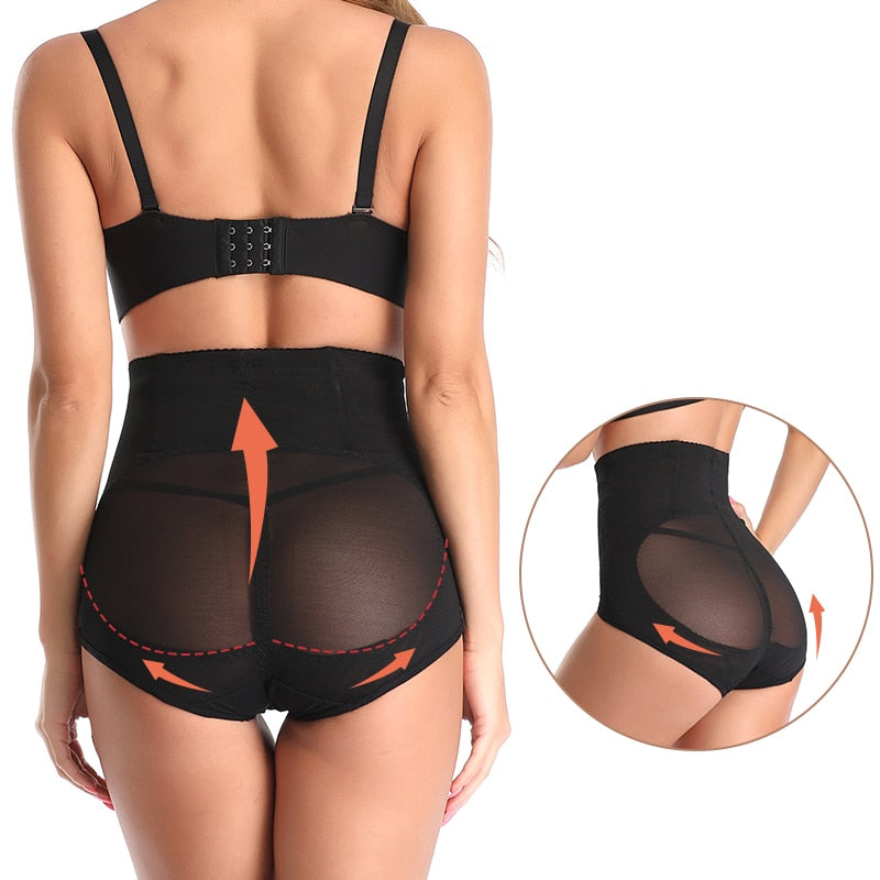 High Waist Adjustable Tummy Control Panties - Model Mannequin