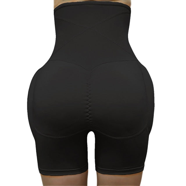 PALAY® Butt Lifter Padded Underwear for Women Hip Pads Enhancer Shapewear  Shorts Seamless Tummy Control Panties Shaper Fake Pad