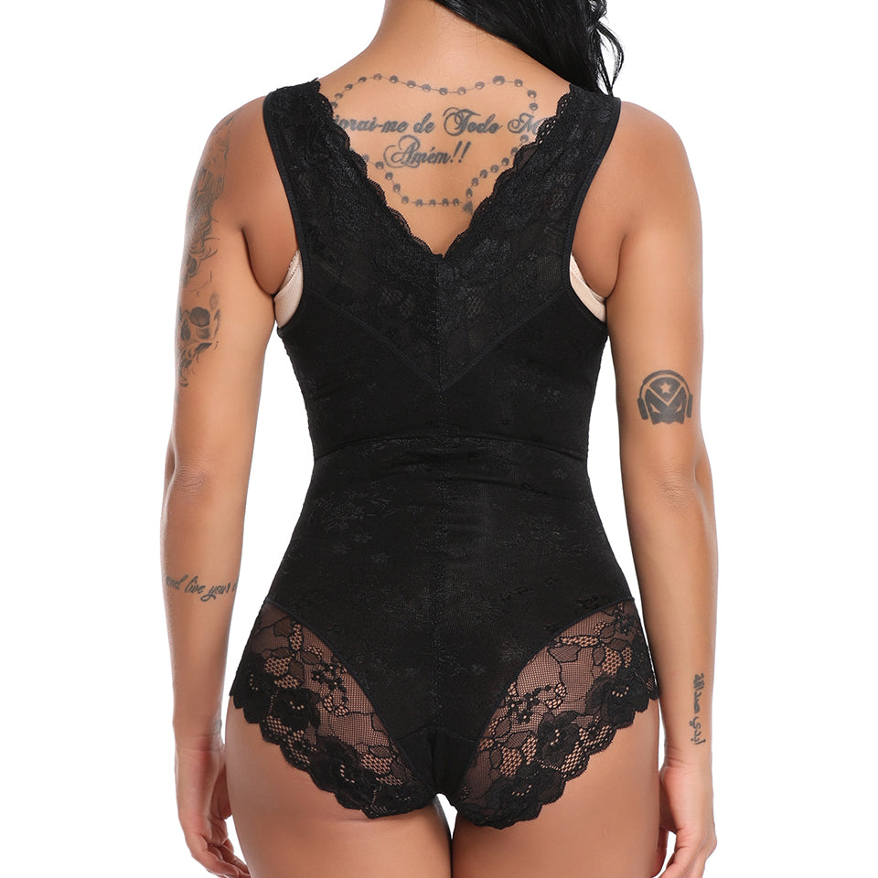 Open Bust Lace Bodysuit - Model Mannequin