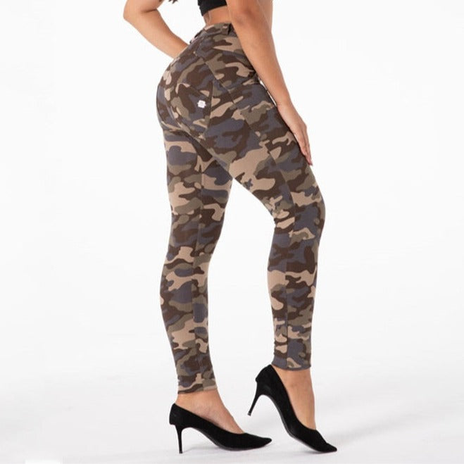 Cheeky Camouflage Butt Lift Pants - Model Mannequin