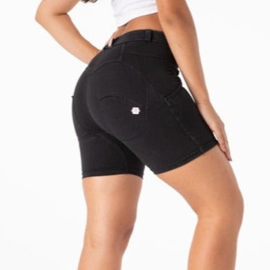 Cheeky Black Butt Lift Shorts - Model Mannequin